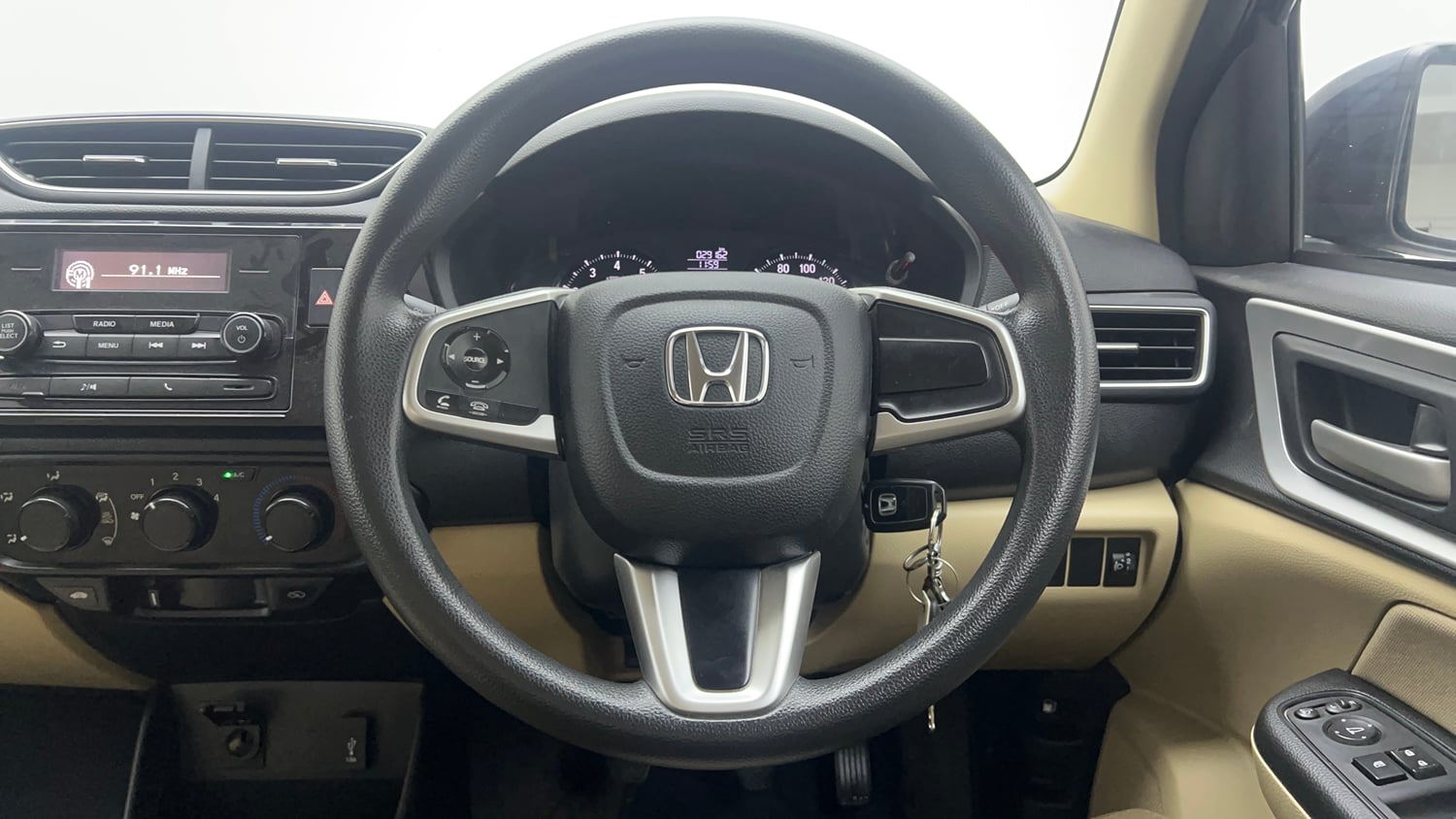 Used 2022 Honda Amaze S MT 1.2 Petrol Petrol Manual interior STEERING VIEW