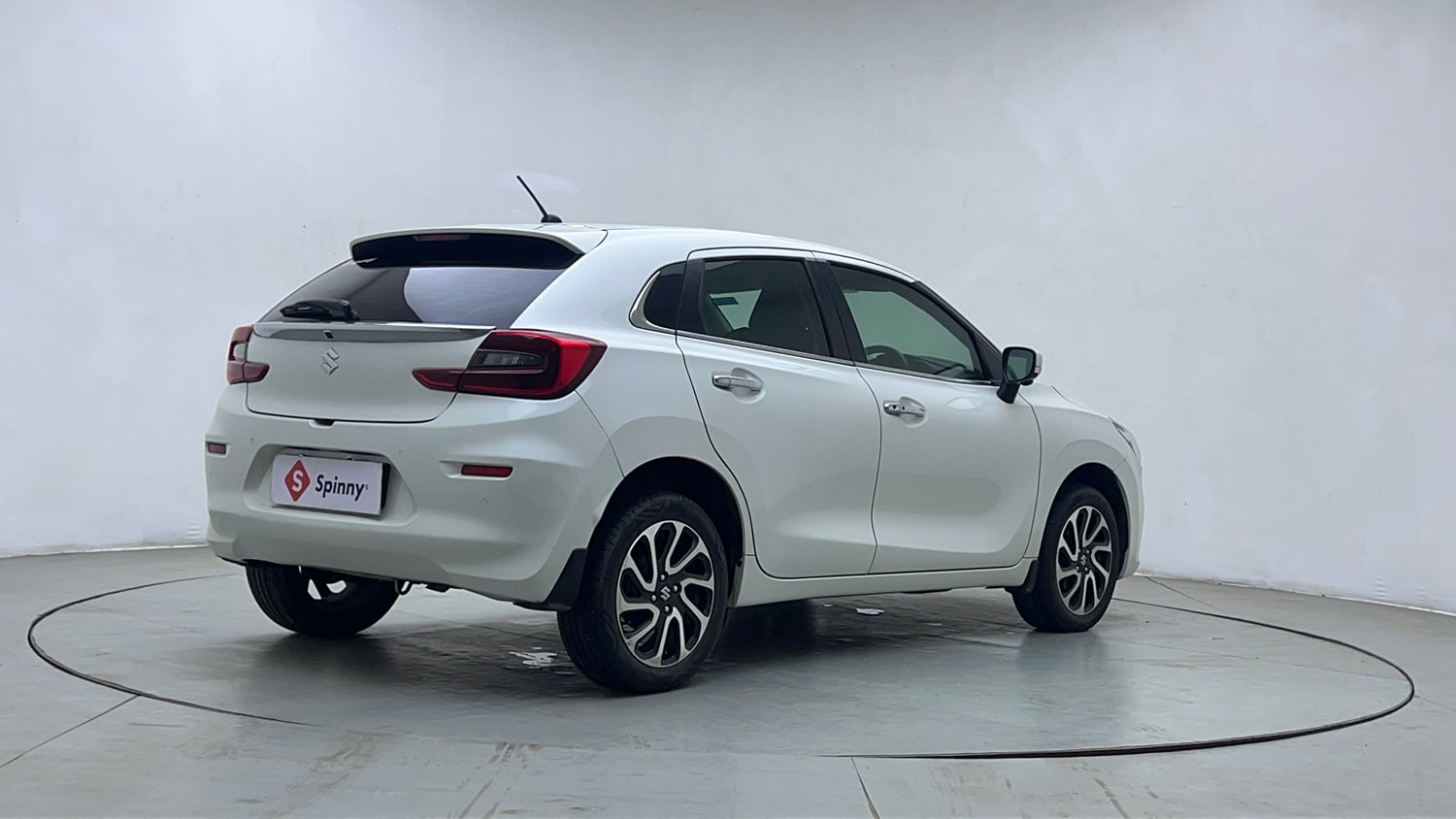 Used 2023 Maruti Suzuki Baleno Alpha MT Petrol Manual exterior RIGHT REAR CORNER VIEW