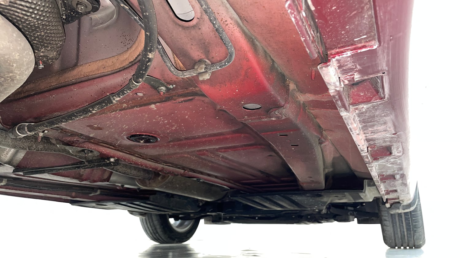 Used 2022 Maruti Suzuki Baleno Alpha MT Petrol Manual extra REAR RIGHT UNDERBODY VIEW
