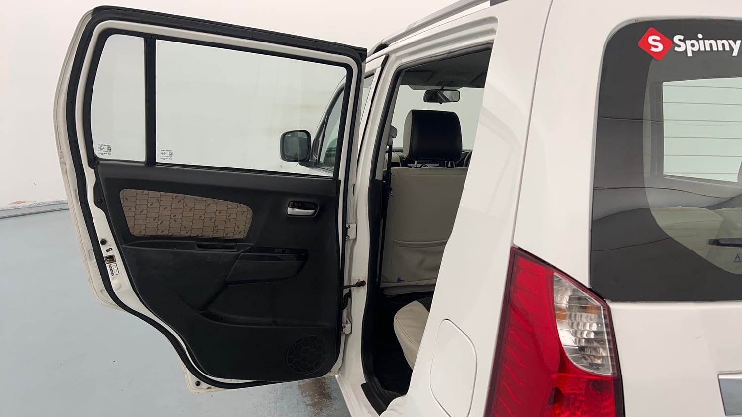 Used 2017 Maruti Suzuki Wagon R 1.0 VXI Petrol + CNG (Outside Fitted) Cng Manual interior LEFT REAR DOOR OPEN VIEW