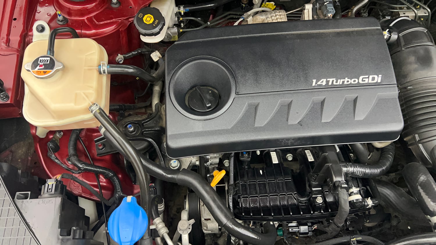 Used 2022 Kia Seltos GTX Plus 1.4 Petrol Manual engine ENGINE RIGHT SIDE VIEW