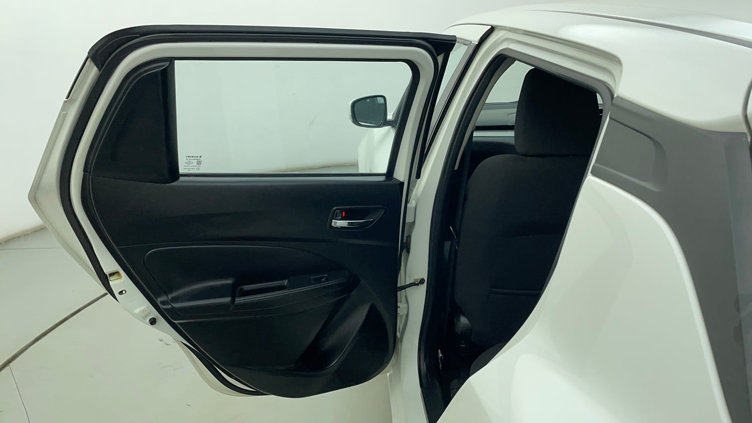 Used 2020 Maruti Suzuki Swift VXi AMT Petrol Automatic interior LEFT REAR DOOR OPEN VIEW