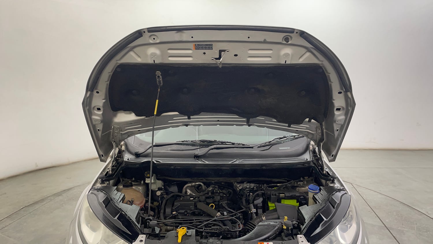Used 2018 Ford EcoSport Titanium + 1.5L Ti-VCT AT Petrol Automatic engine ENGINE & BONNET OPEN FRONT VIEW