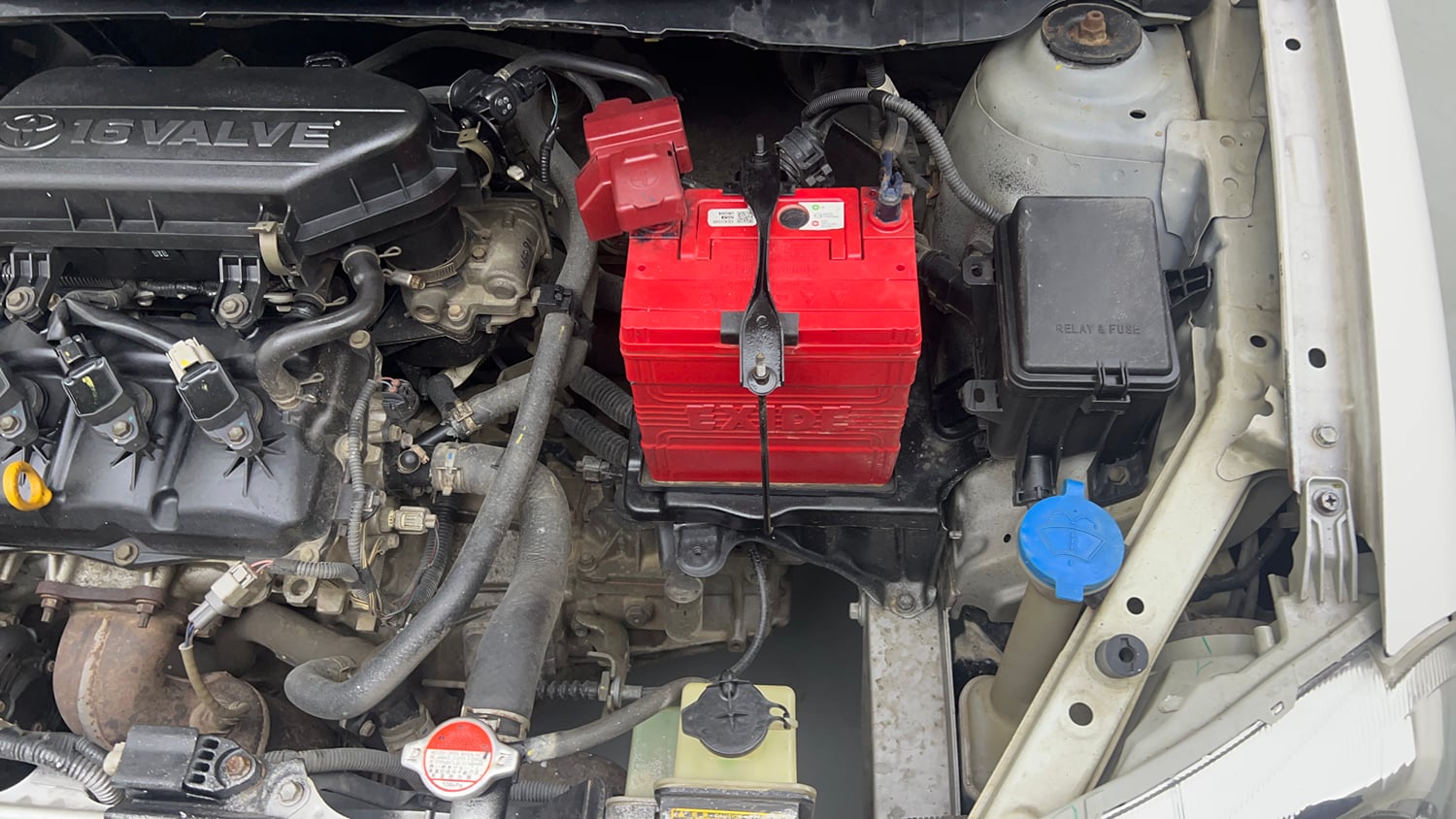 Used 2016 Toyota Etios Liva V Petrol Manual engine ENGINE LEFT SIDE VIEW