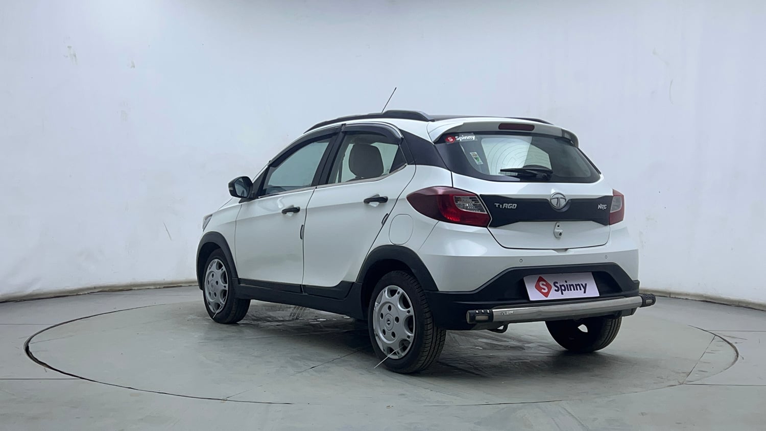 Used 2021 Tata Tiago NRG XZ MT Petrol Manual exterior LEFT REAR CORNER VIEW