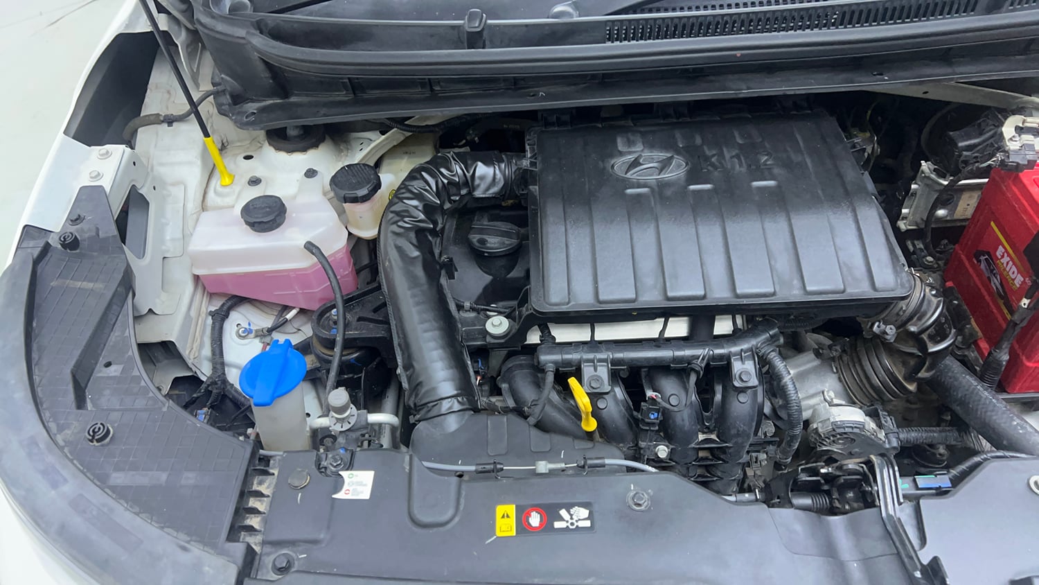 Used 2025 Hyundai Exter SX (O) Connect 1.2 MT Petrol Manual engine ENGINE RIGHT SIDE VIEW
