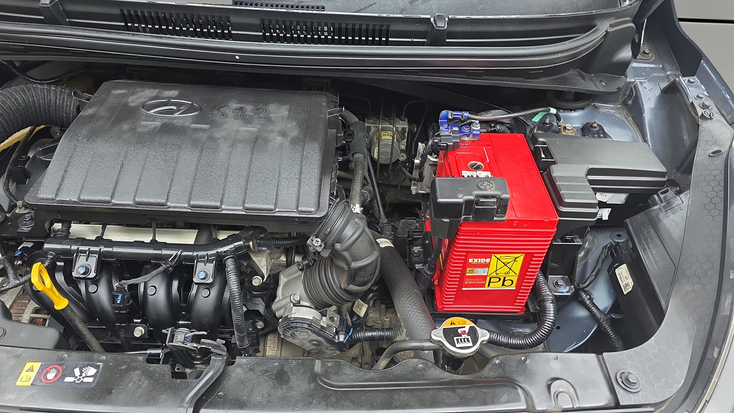 Used 2021 Hyundai Grand i10 Nios Asta 1.2 Kappa VTVT Petrol Manual engine ENGINE LEFT SIDE VIEW