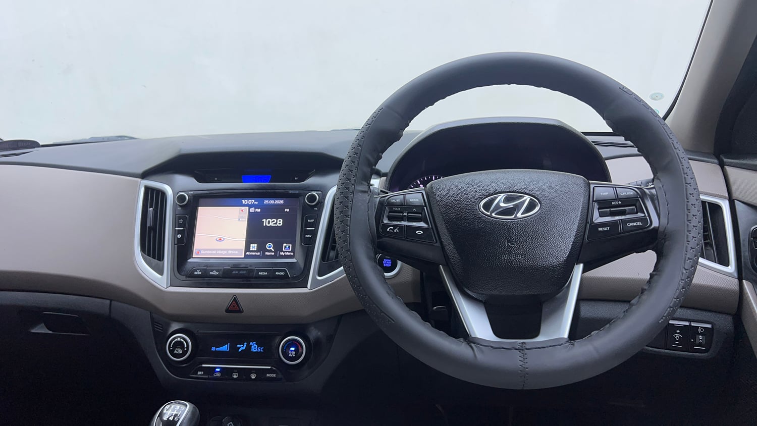 Used 2019 Hyundai Creta SX 1.6 Petrol Petrol Manual interior STEERING VIEW