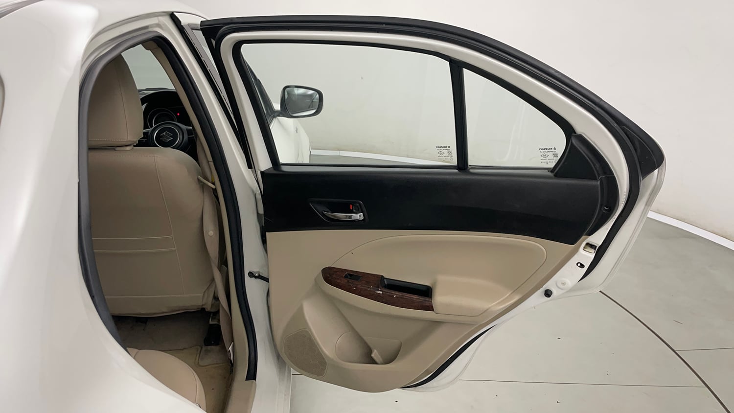 Used 2018 Maruti Suzuki Dzire VDi AMT Diesel Automatic interior RIGHT REAR DOOR OPEN VIEW