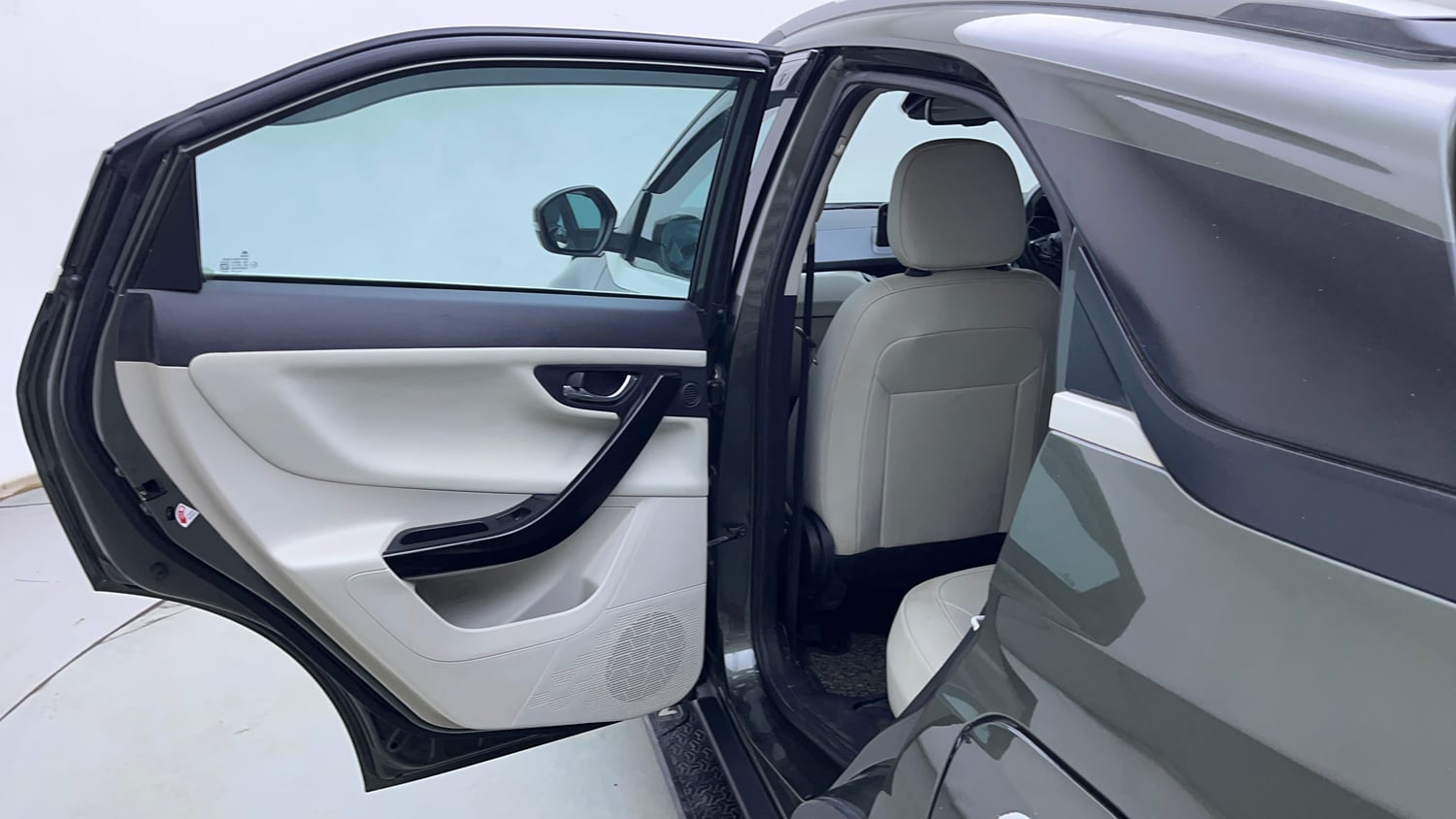 Used 2022 Tata Nexon XZ Plus (Premium) Petrol Manual interior LEFT REAR DOOR OPEN VIEW