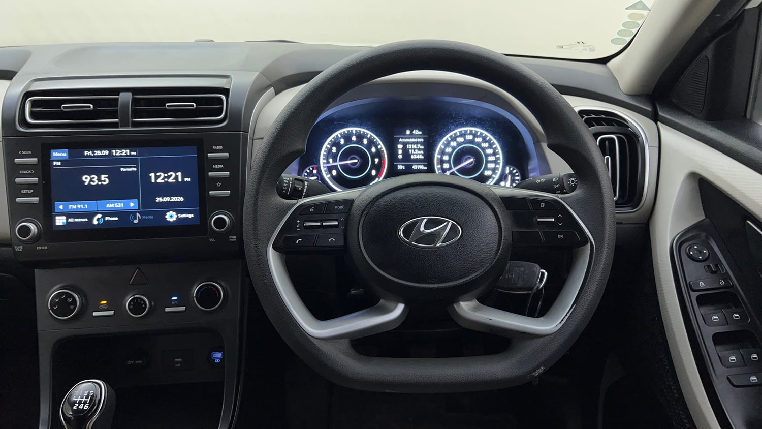 Used 2020 Hyundai Creta EX 1.5 Petrol Petrol Manual interior STEERING VIEW