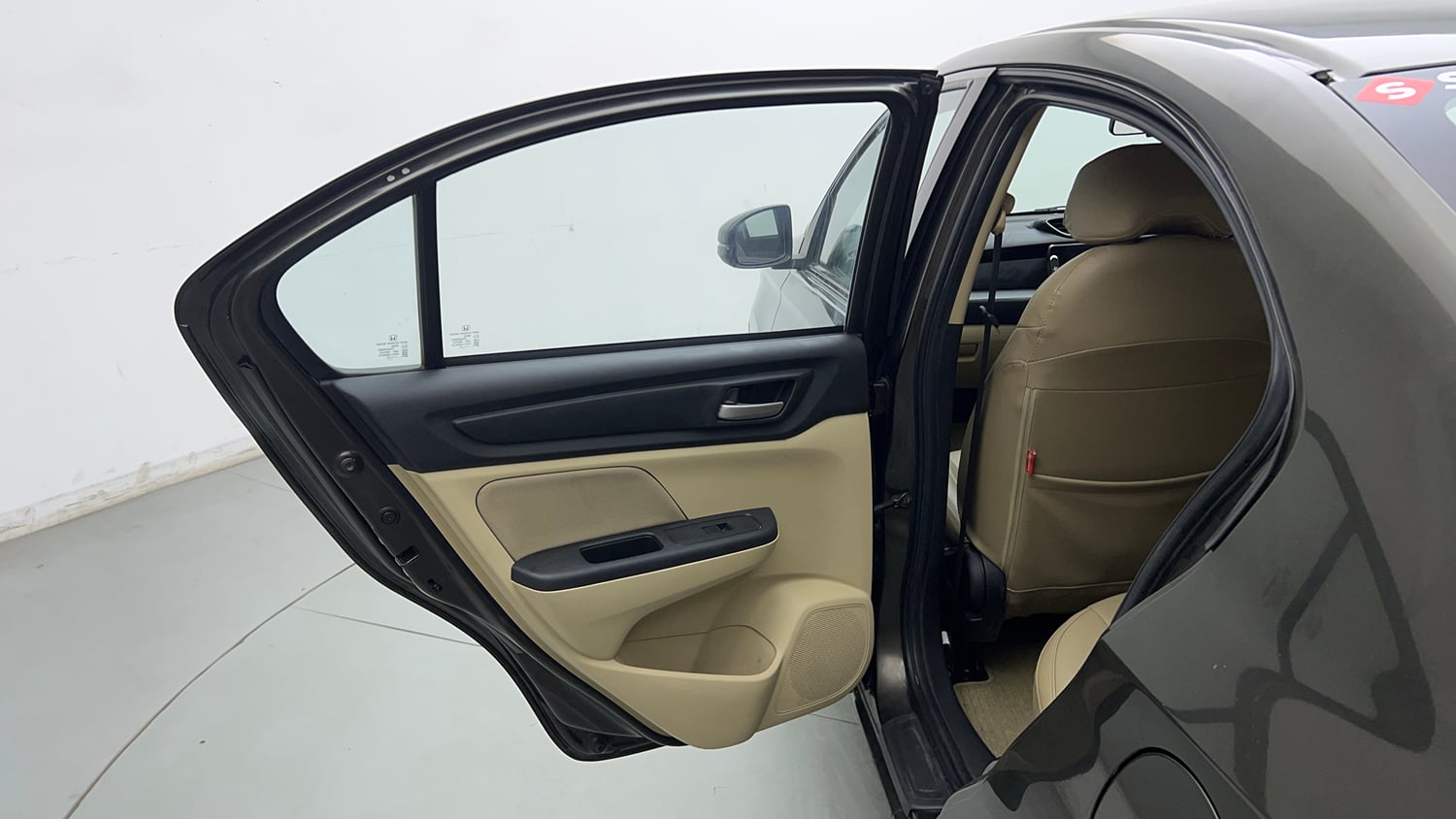 Used 2021 Honda Amaze 1.2 VX CVT Petrol Petrol Automatic interior LEFT REAR DOOR OPEN VIEW