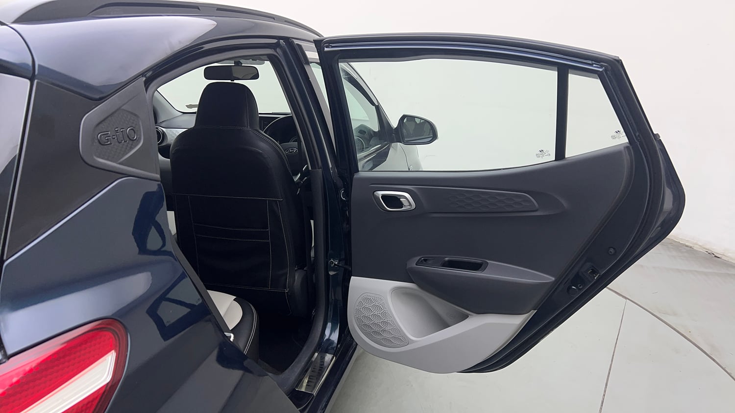 Used 2023 Hyundai Grand i10 Nios Sportz AMT 1.2 Kappa VTVT Petrol Automatic interior RIGHT REAR DOOR OPEN VIEW