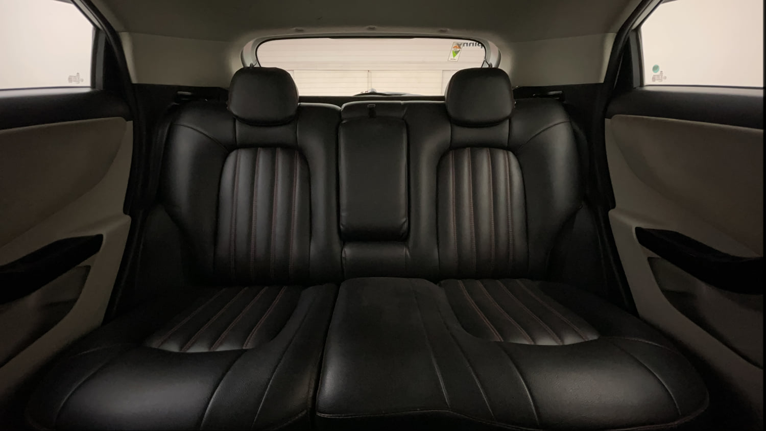 Used 2021 Tata Nexon XZA Plus Diesel Diesel Automatic interior REAR SEAT CONDITION VIEW