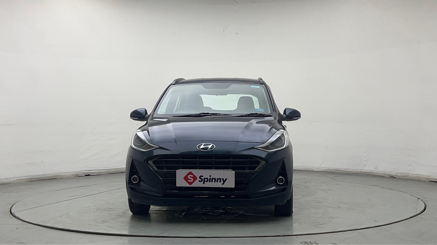 Used 2023 Hyundai Grand i10 Nios Sportz AMT 1.2 Kappa VTVT Petrol Automatic exterior FRONT VIEW