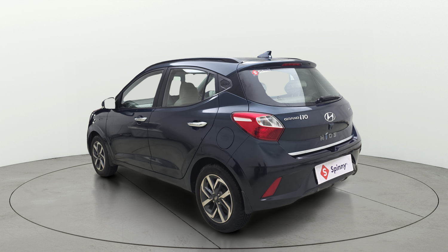 Used 2021 Hyundai Grand i10 Nios Asta 1.2 Kappa VTVT Petrol Manual exterior LEFT REAR CORNER VIEW