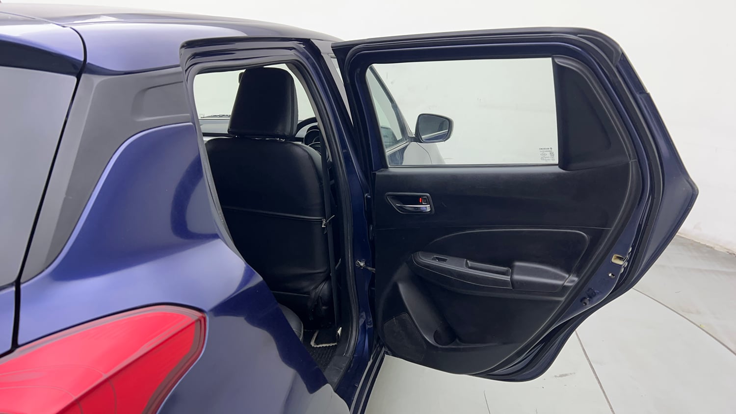 Used 2022 Maruti Suzuki Swift VXi Petrol Manual interior RIGHT REAR DOOR OPEN VIEW