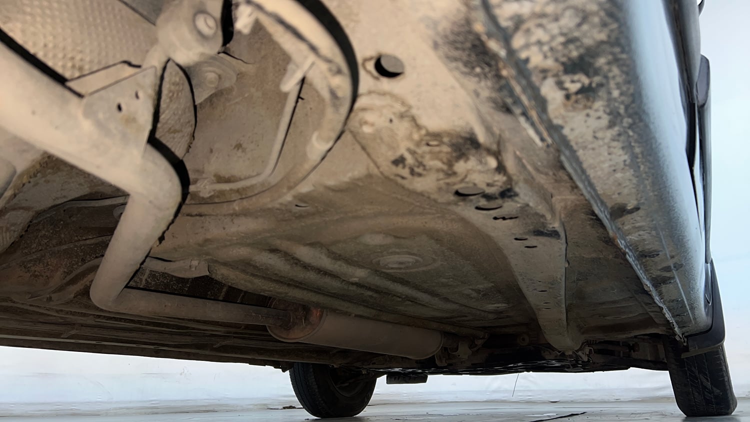 Used 2020 Maruti Suzuki Wagon R LXi (O) 1.0 CNG Cng Manual extra REAR RIGHT UNDERBODY VIEW