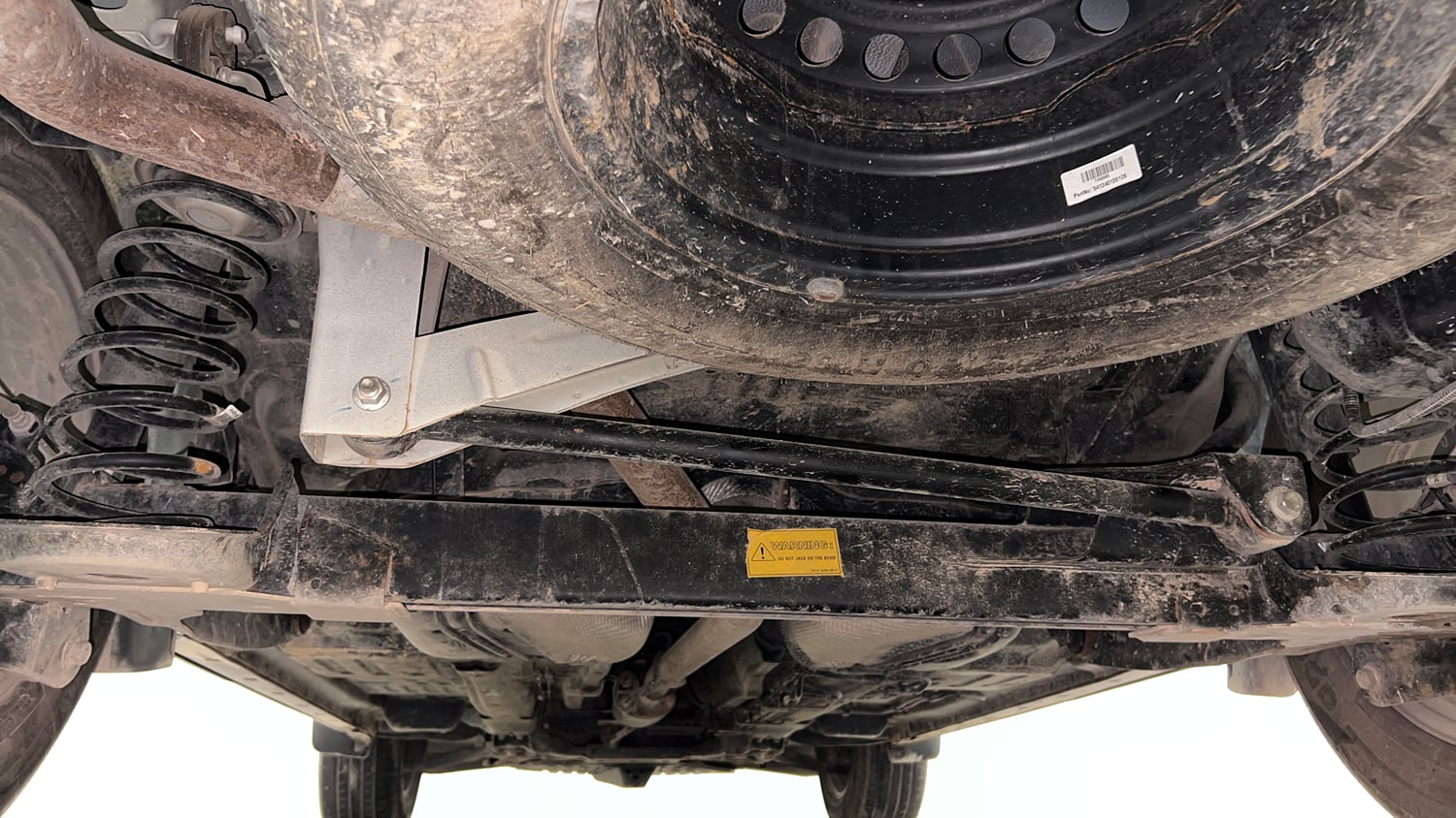 Used 2022 Tata Harrier XT Diesel Manual extra REAR UNDERBODY VIEW (TAKEN FROM REAR)