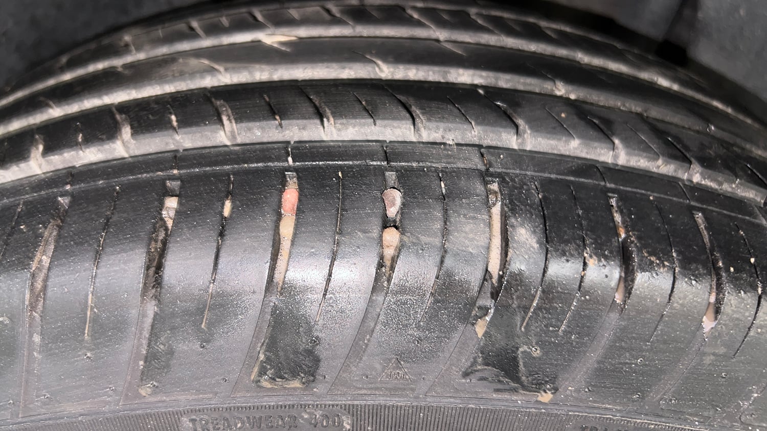 Used 2022 Tata Harrier XT Diesel Manual tyres RIGHT REAR TYRE TREAD VIEW