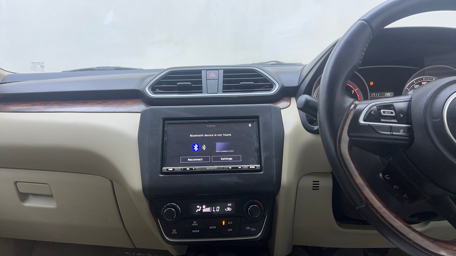 Used 2017 Maruti Suzuki Dzire ZXi Plus Petrol Manual interior MUSIC SYSTEM & AC CONTROL VIEW