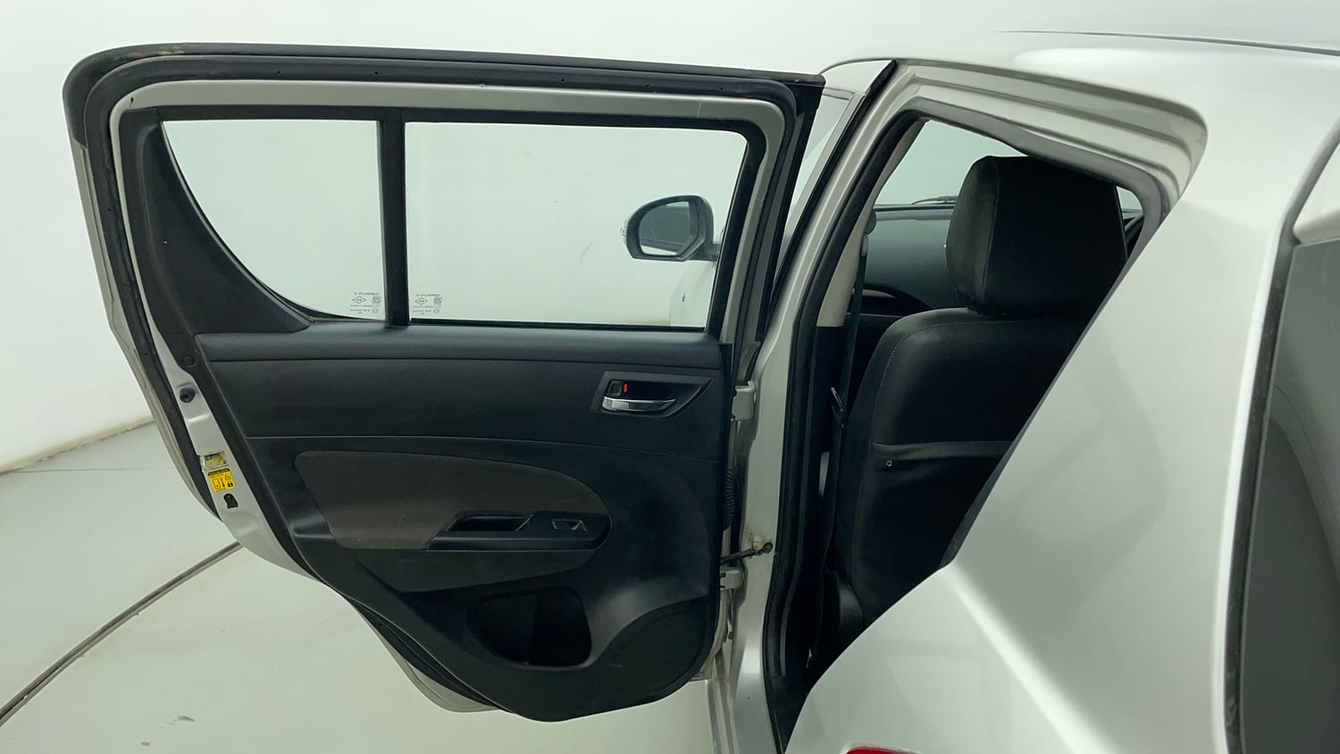 Used 2014 Maruti Suzuki Swift VXi Petrol Manual interior LEFT REAR DOOR OPEN VIEW