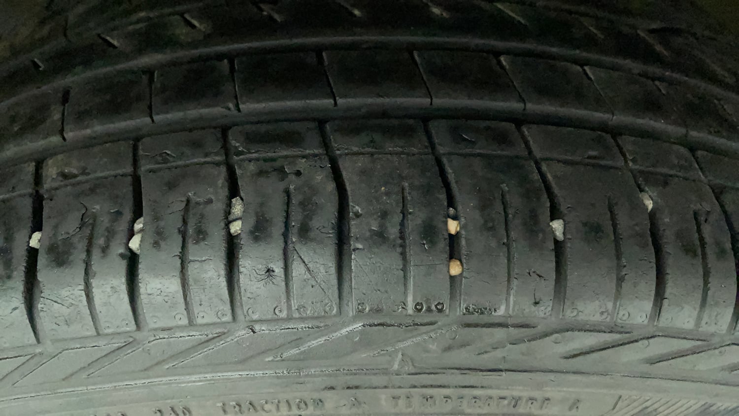Used 2021 Tata Nexon XZA Plus Diesel Diesel Automatic tyres LEFT REAR TYRE TREAD VIEW