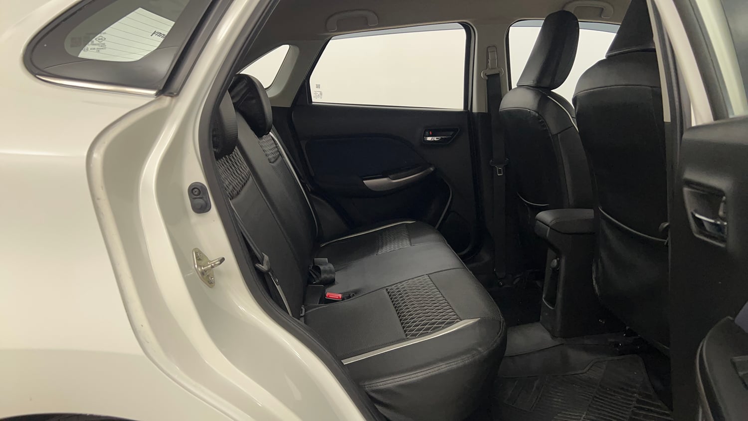 Used 2021 Toyota Glanza G Petrol Manual interior RIGHT SIDE REAR DOOR CABIN VIEW