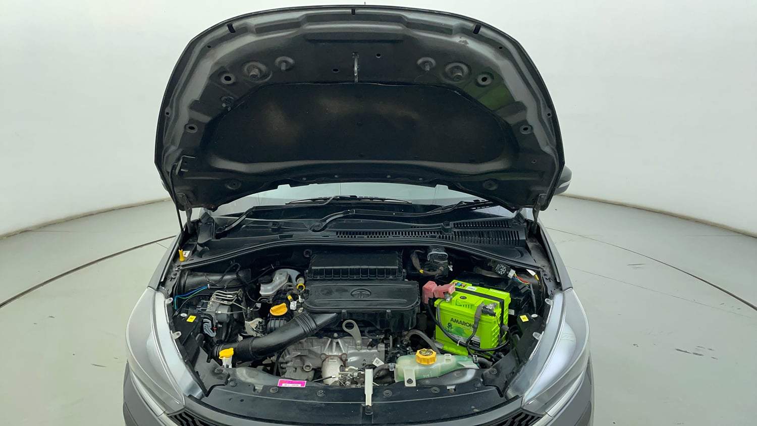 Used 2022 Tata Tiago XT Rhythm Petrol Manual engine ENGINE & BONNET OPEN FRONT VIEW