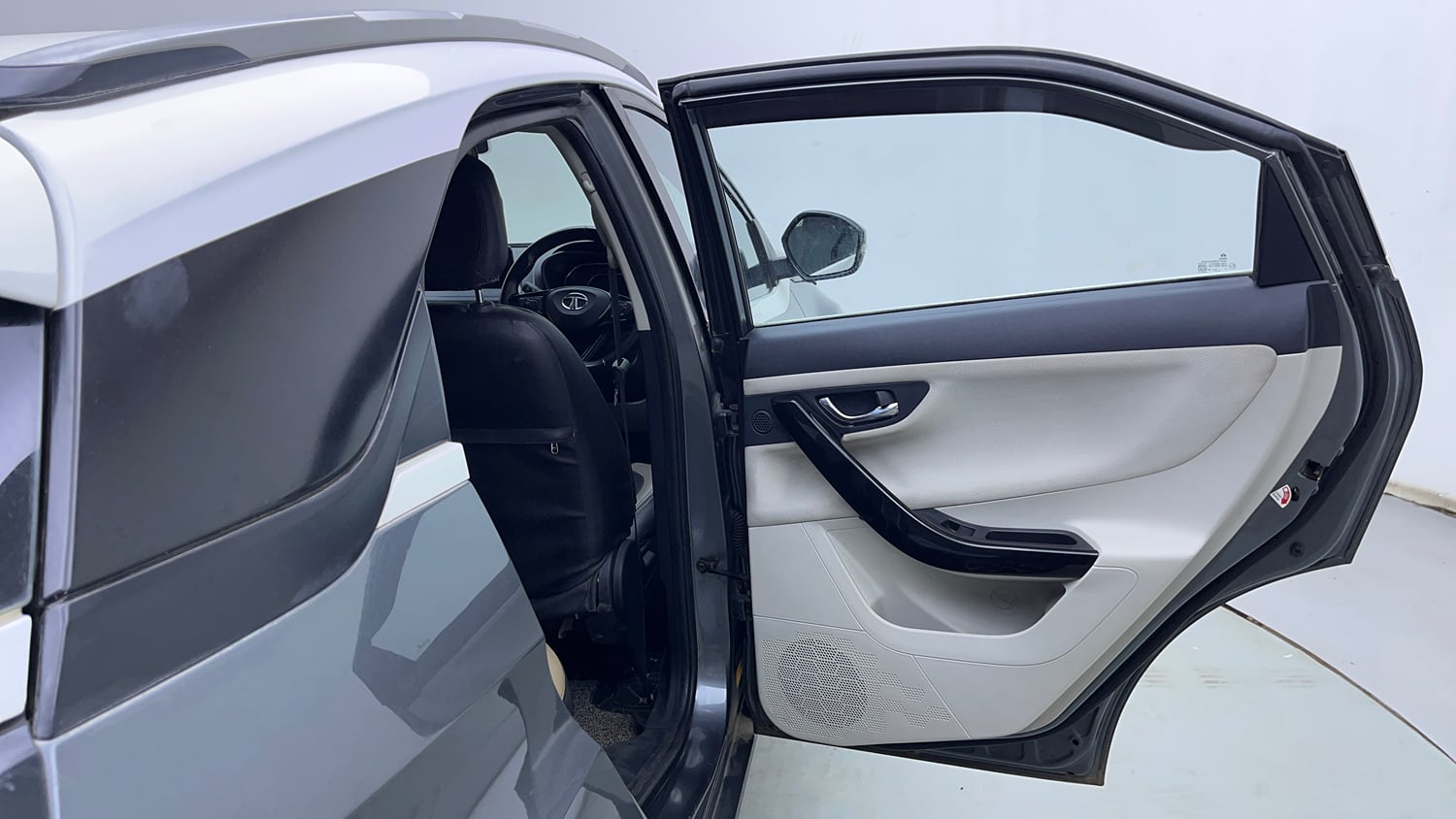 Used 2020 Tata Nexon XZA Plus (O) Dual Tone Petrol Automatic interior RIGHT REAR DOOR OPEN VIEW
