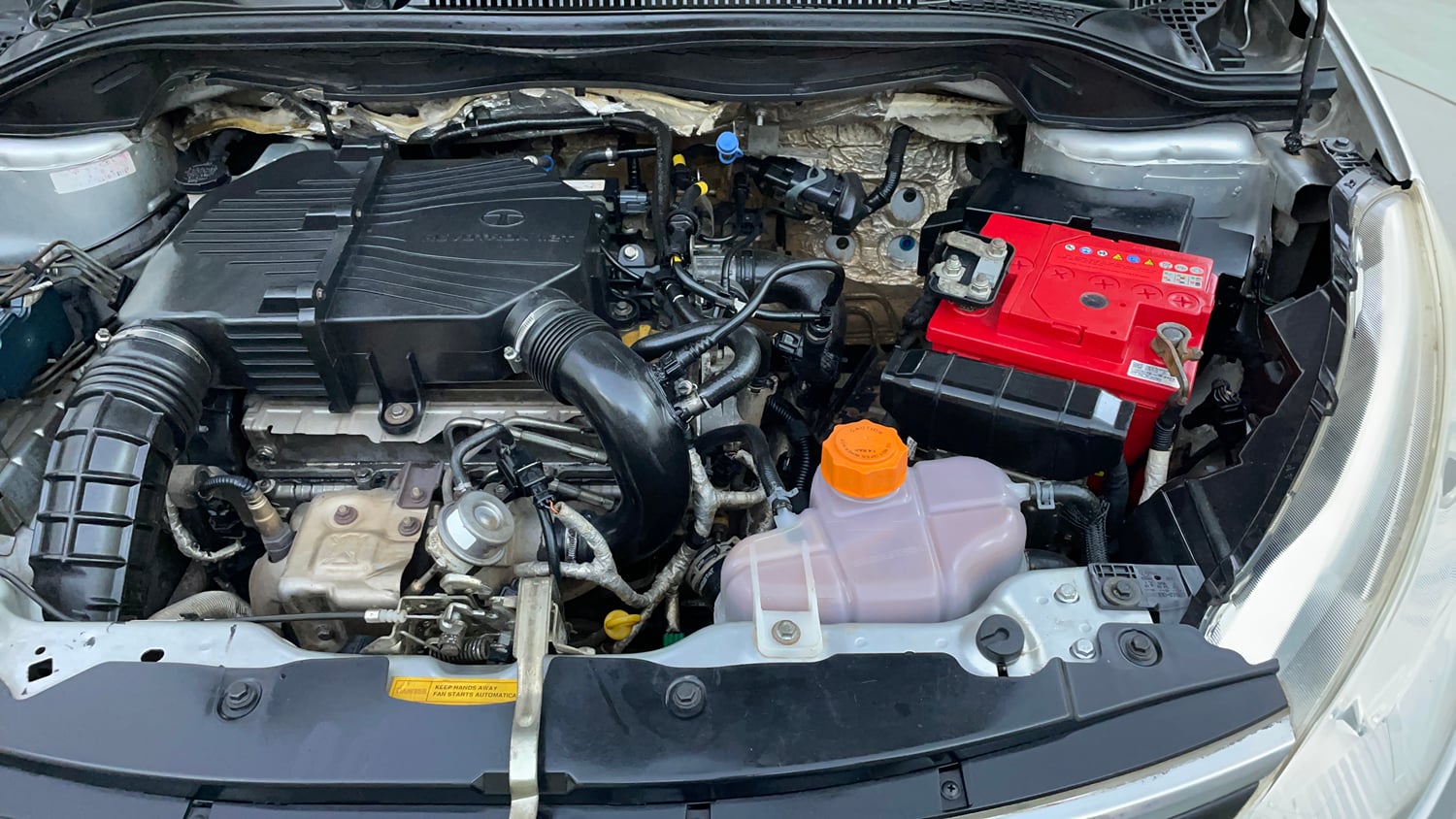 Used 2015 Tata Zest XM Petrol Petrol Manual engine ENGINE LEFT SIDE VIEW