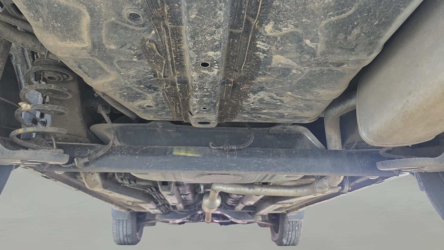 Used 2023 Tata Nexon Fearless Plus S 1.2 Revotron Petrol 6MT DT Petrol Manual extra REAR UNDERBODY VIEW (TAKEN FROM REAR)