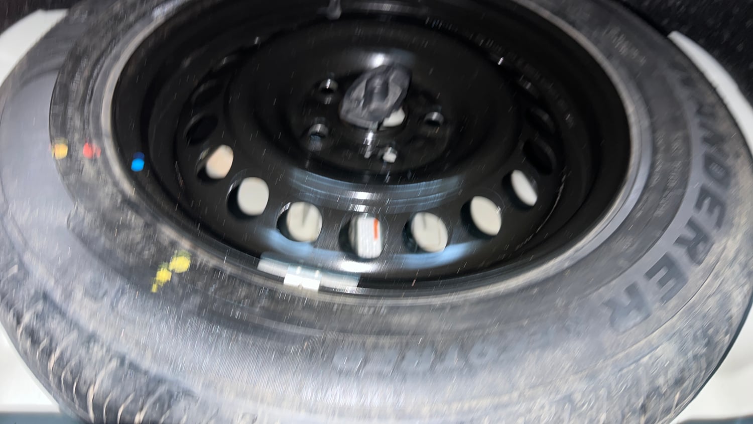 Used 2023 Maruti Suzuki Brezza ZXi Petrol Manual tyres SPARE TYRE VIEW
