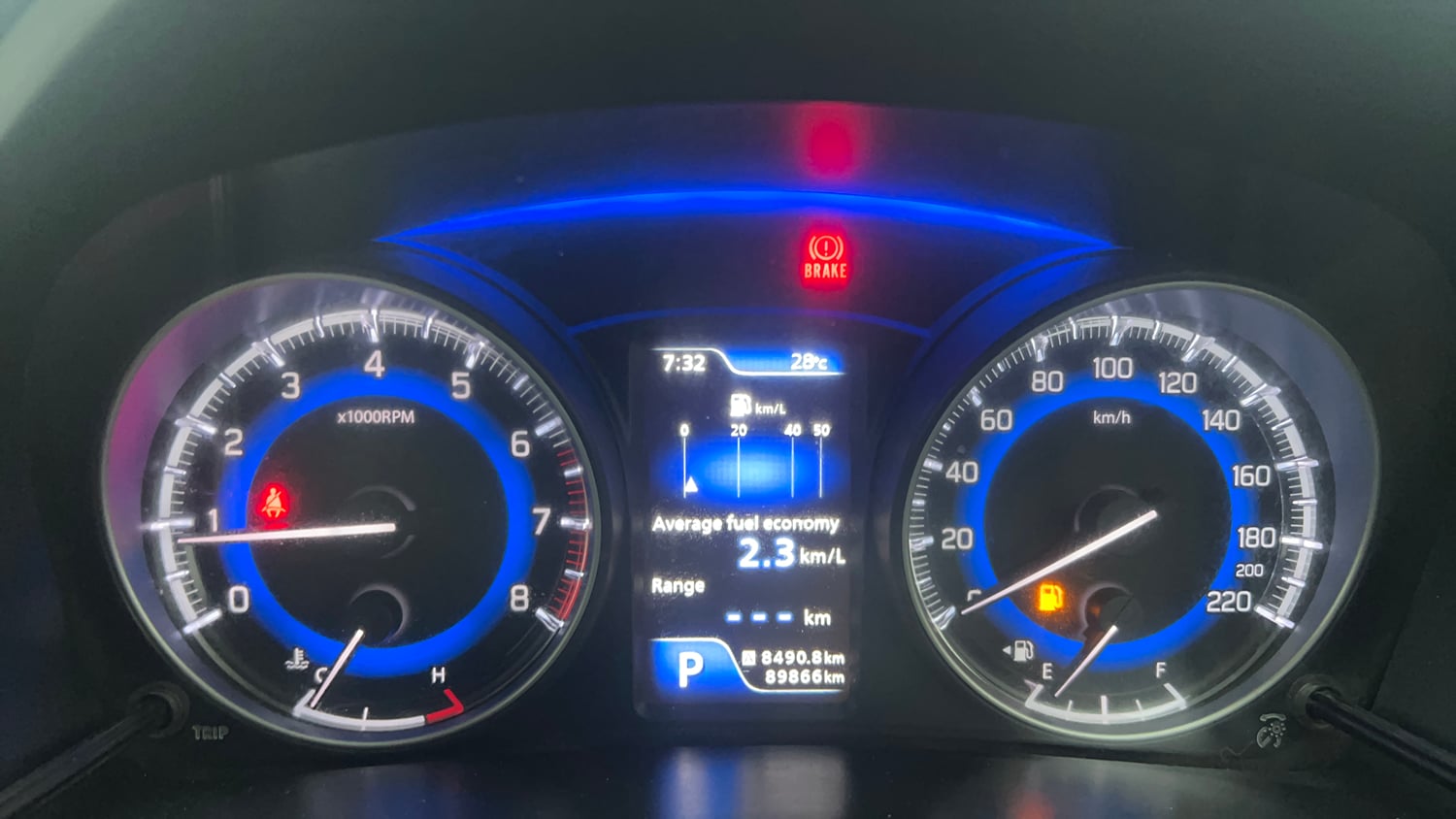 Used 2019 Maruti Suzuki Baleno Zeta Automatic Petrol Automatic interior CLUSTERMETER VIEW