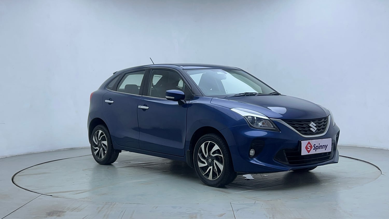 Used 2021 Maruti Suzuki Baleno Zeta Petrol Manual exterior RIGHT FRONT CORNER VIEW