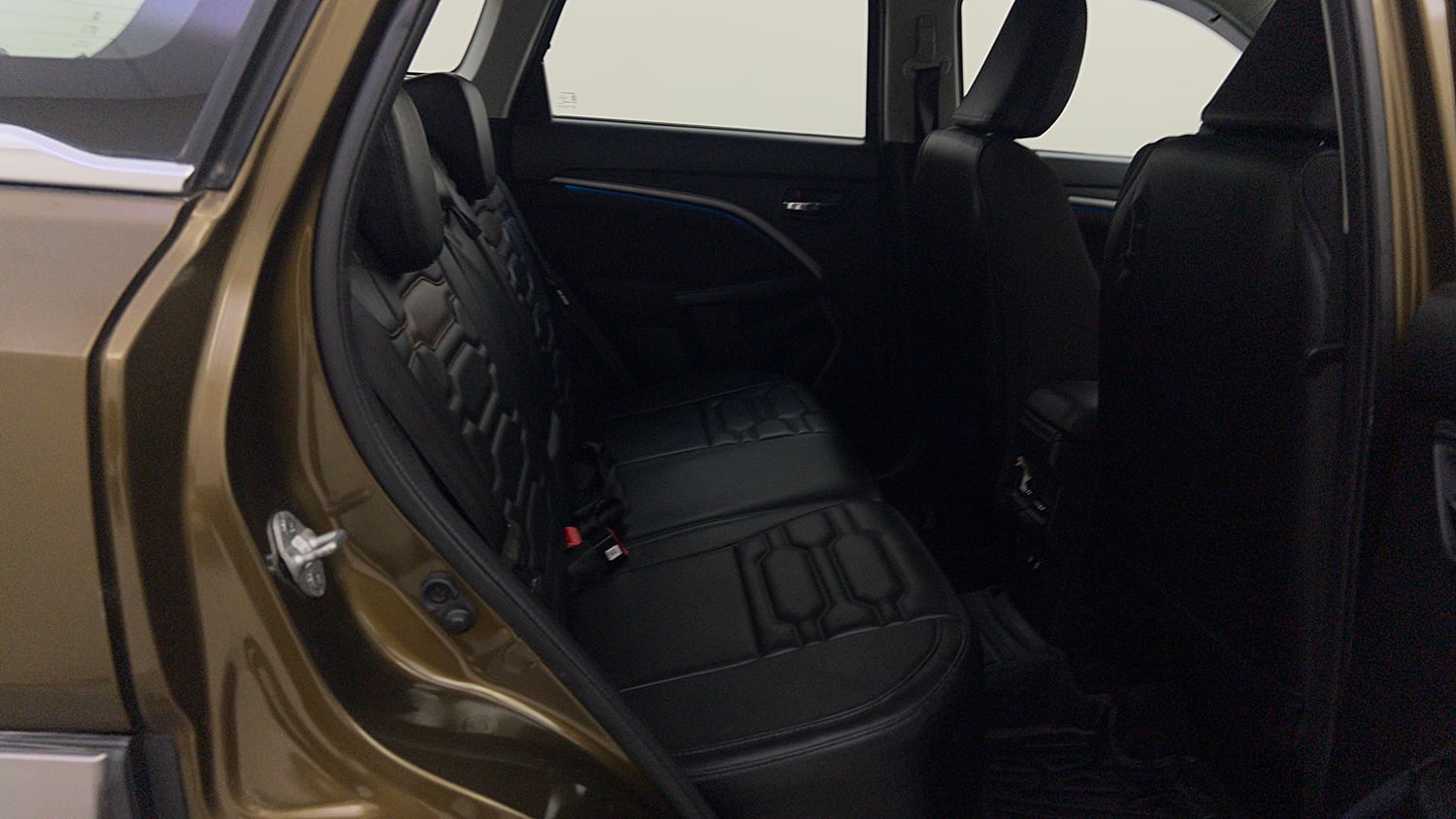 Used 2023 Maruti Suzuki Brezza Zxi Plus Dual Tone Petrol Manual interior RIGHT SIDE REAR DOOR CABIN VIEW
