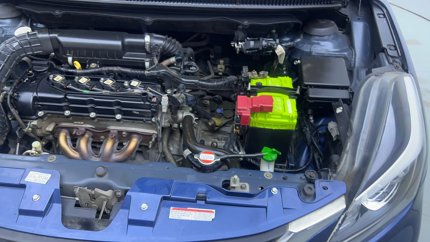 Used 2021 Maruti Suzuki Baleno Zeta Petrol Manual engine ENGINE LEFT SIDE VIEW