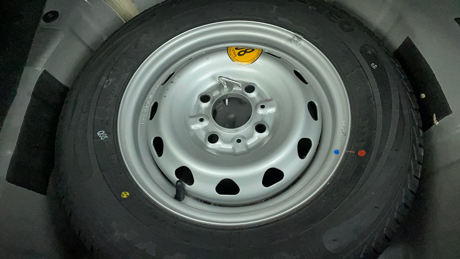 Used 2022 Tata Tiago XT Rhythm Petrol Manual tyres SPARE TYRE VIEW