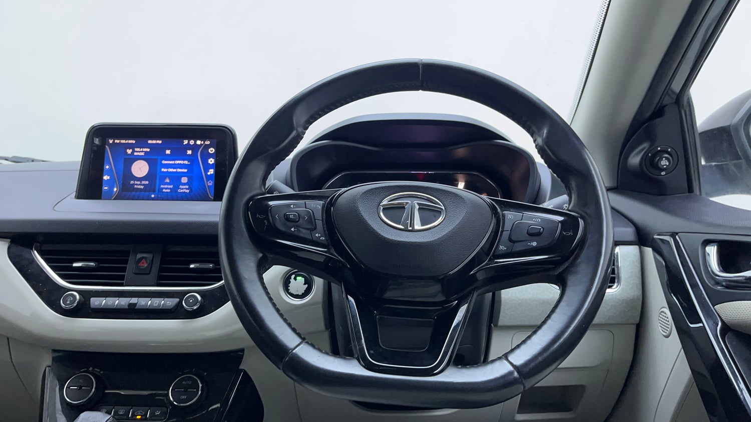 Used 2020 Tata Nexon XZA Plus (O) Dual Tone Petrol Automatic interior STEERING VIEW