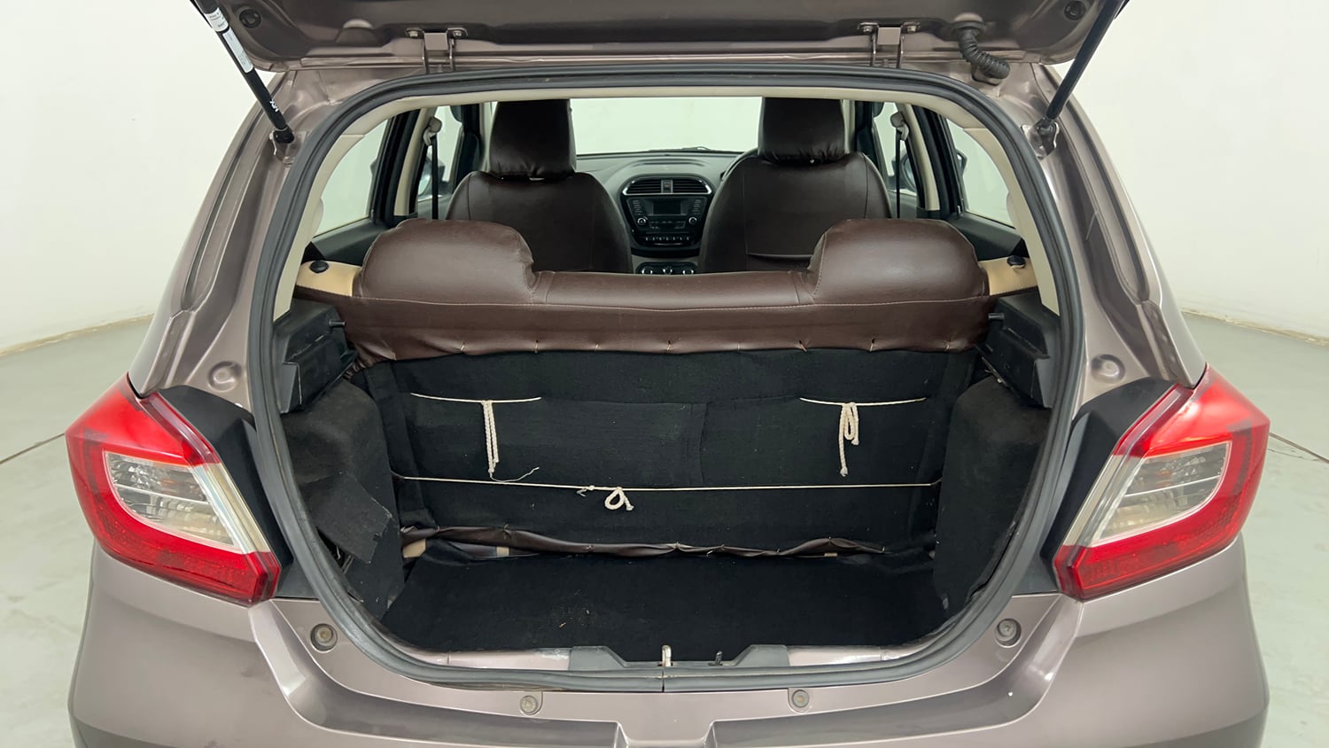 Used 2017 Tata Tiago Revotron XZ Petrol Manual interior DICKY INSIDE VIEW