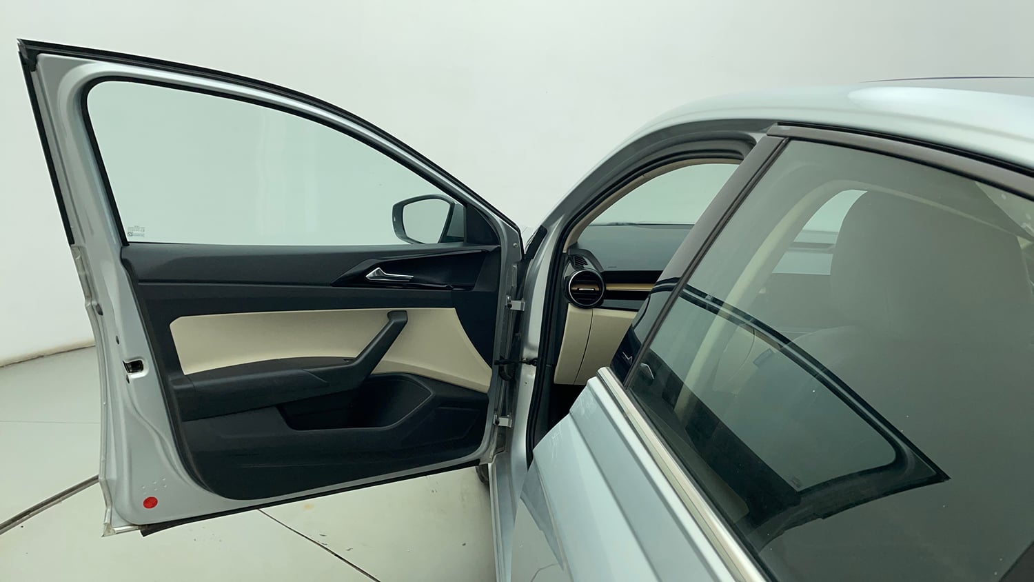 Used 2022 Skoda Slavia Style 1.0L TSI AT Petrol Automatic interior LEFT FRONT DOOR OPEN VIEW