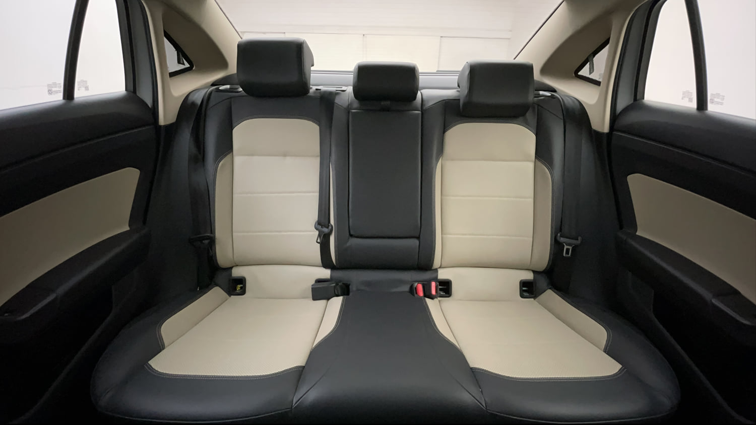 Used 2022 Skoda Slavia Style 1.0L TSI AT Petrol Automatic interior REAR SEAT CONDITION VIEW