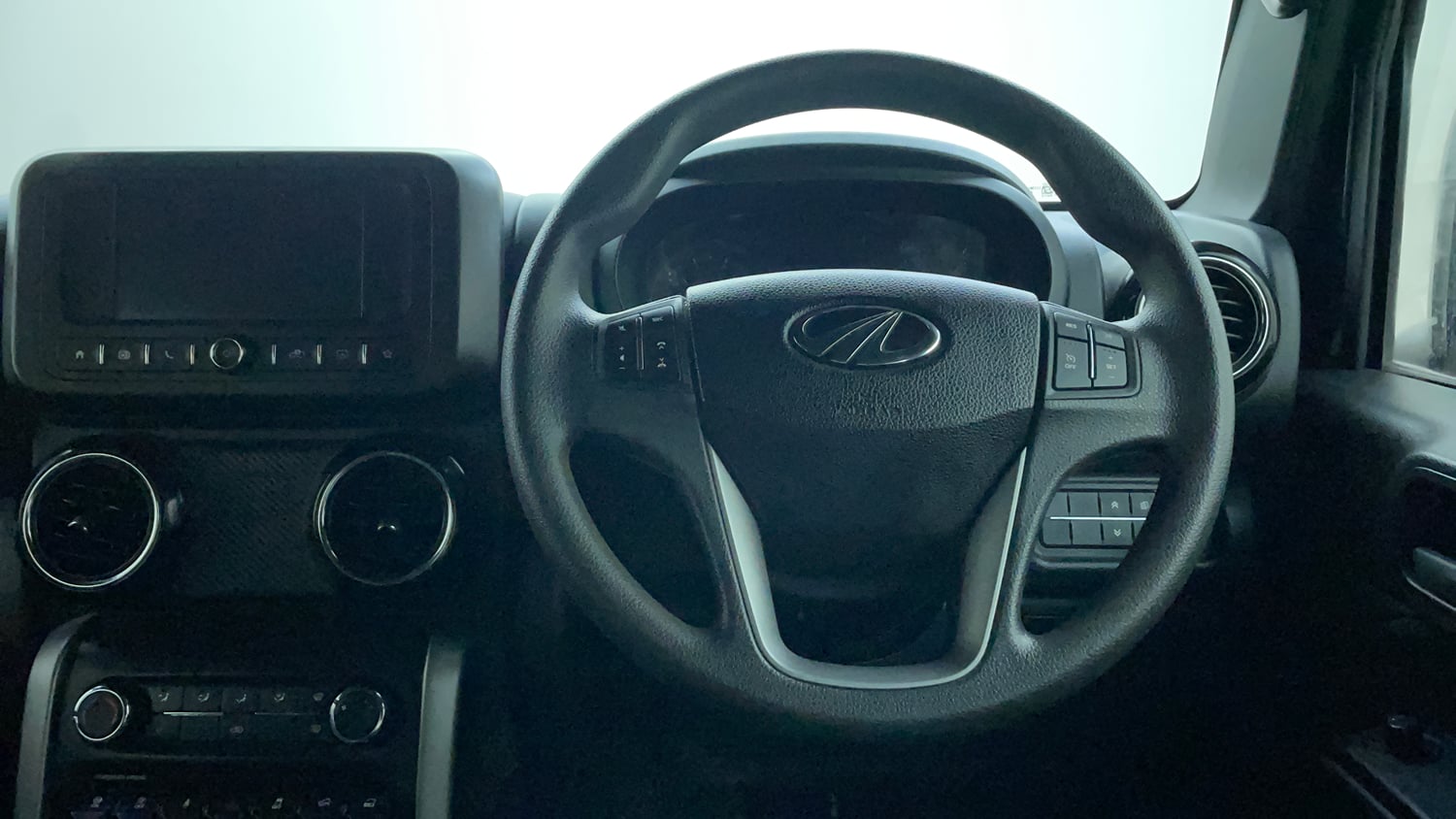 Used 2022 mahindra Thar LX Hard Top Petrol AT 4WD Petrol Automatic interior STEERING VIEW