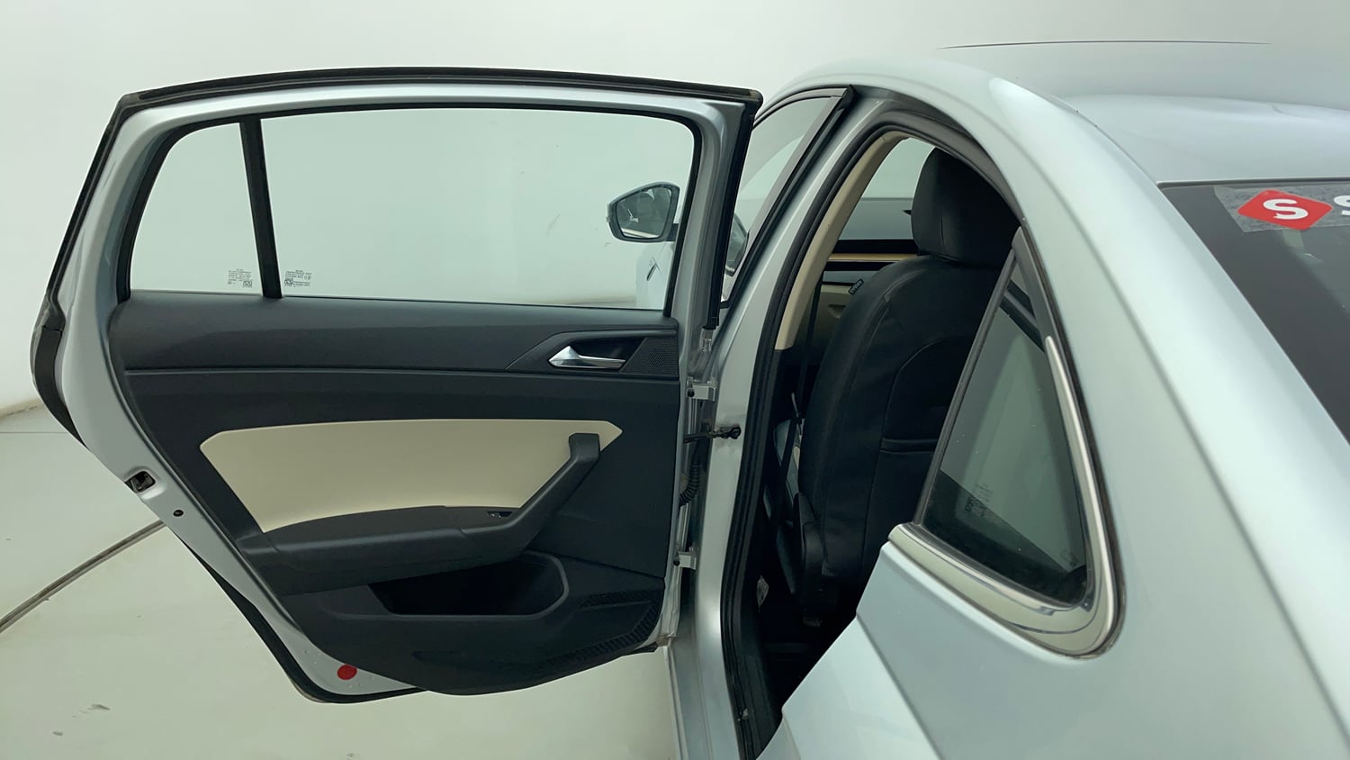Used 2022 Skoda Slavia Style 1.0L TSI AT Petrol Automatic interior LEFT REAR DOOR OPEN VIEW
