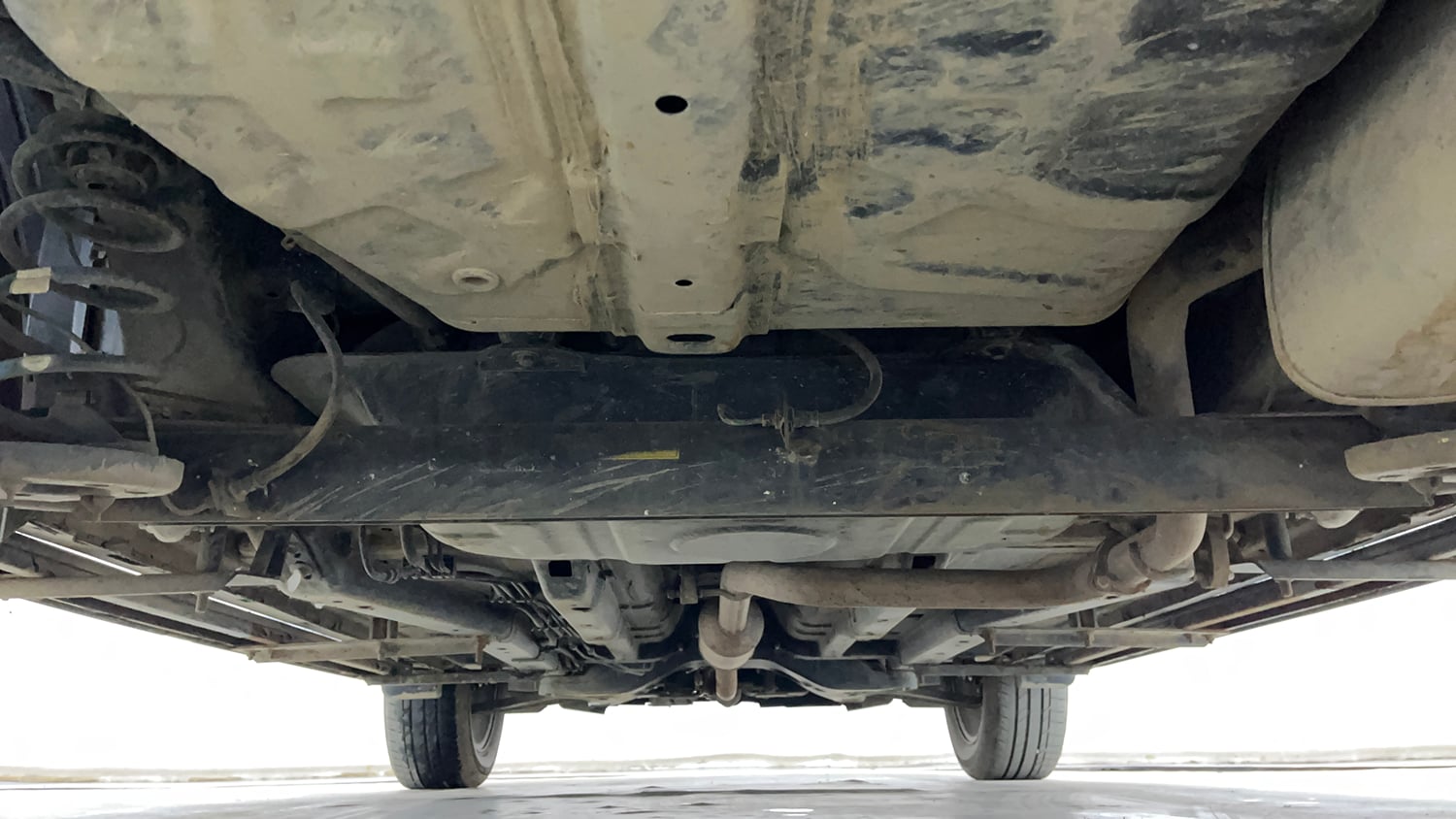 Used 2022 Tata Nexon XZ Plus (Premium) Petrol Manual extra REAR UNDERBODY VIEW (TAKEN FROM REAR)