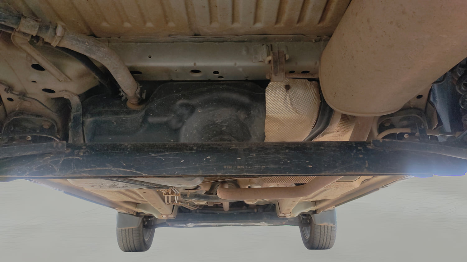 Used 2017 Ford EcoSport Ambiente 1.5L TDCi Diesel Manual extra REAR UNDERBODY VIEW (TAKEN FROM REAR)