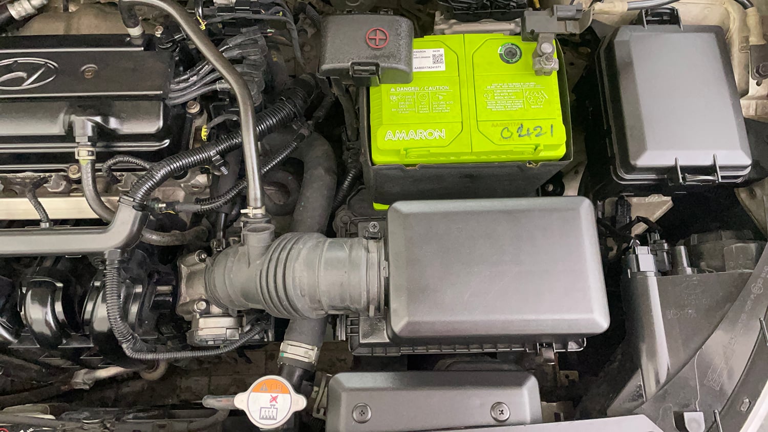 Used 2014 Hyundai Elite i20 Asta 1.2 Petrol Manual engine ENGINE LEFT SIDE VIEW