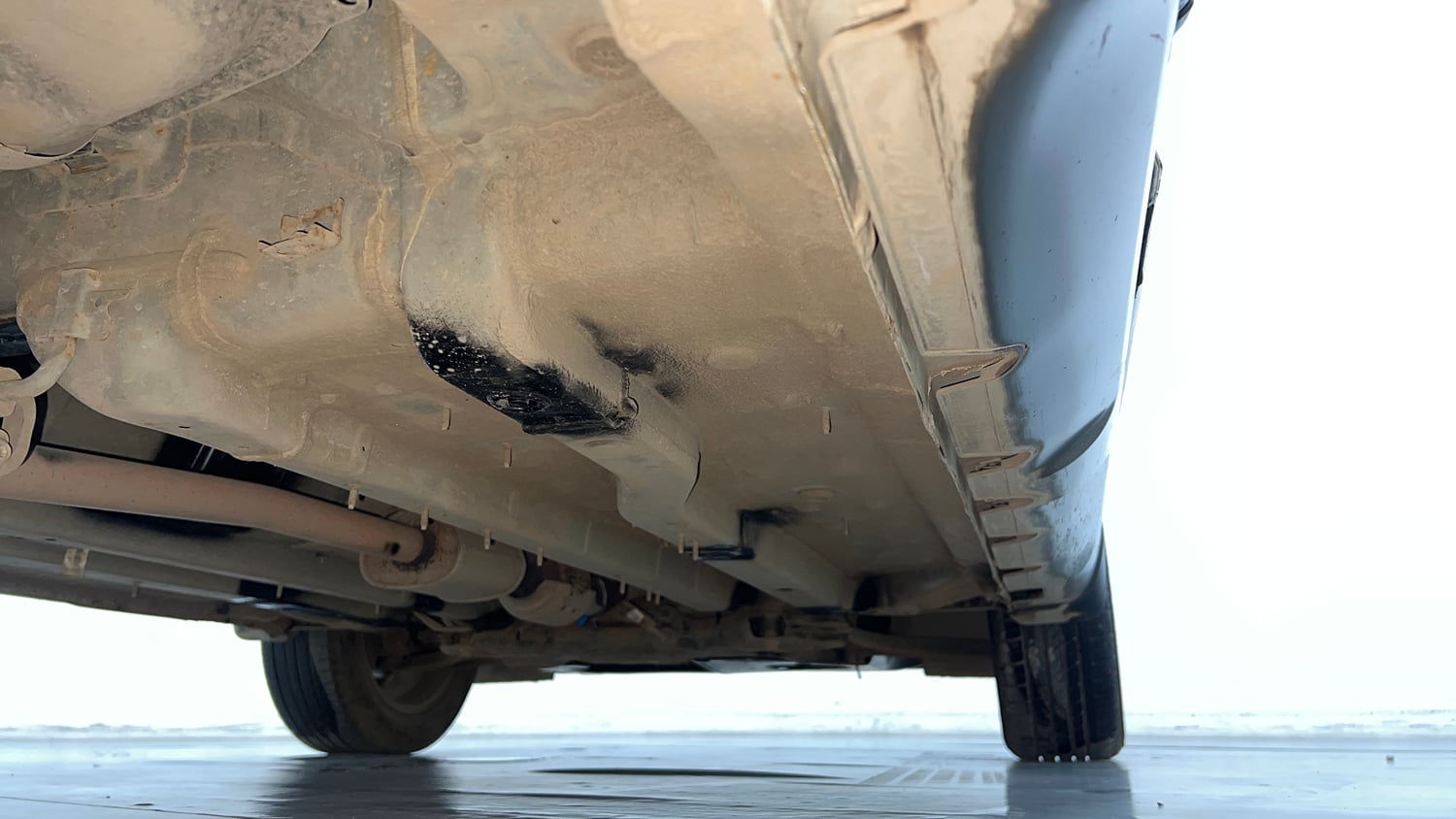 Used 2023 Hyundai Creta SX (O) 1.5 Petrol IVT Petrol Automatic extra REAR RIGHT UNDERBODY VIEW