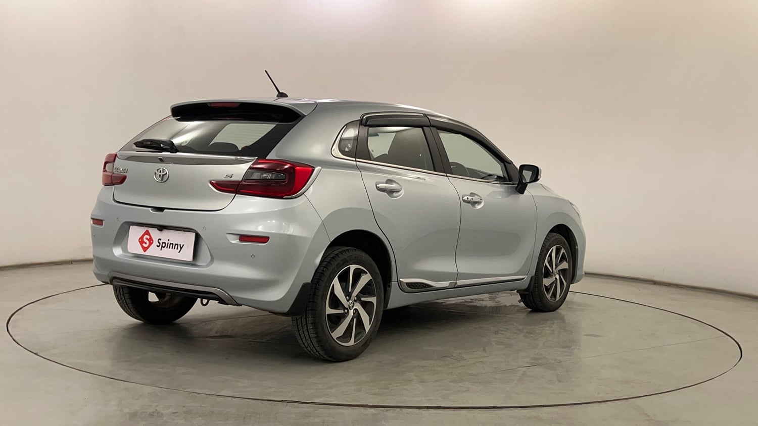 Used 2022 Toyota Glanza G Petrol Manual exterior RIGHT REAR CORNER VIEW