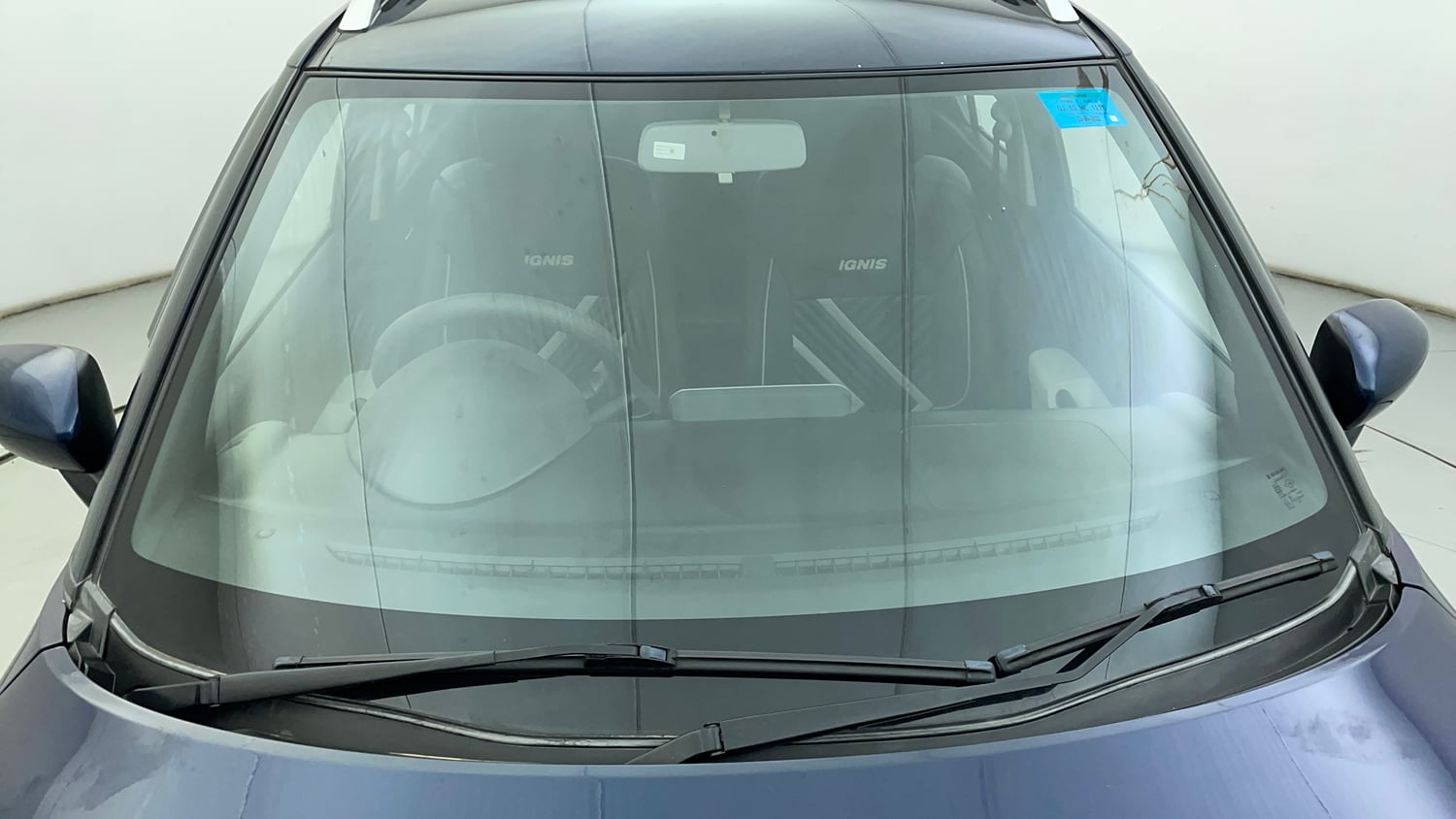 Used 2022 Maruti Suzuki Ignis Alpha 1.2 MT Petrol Manual exterior FRONT WINDSHIELD VIEW
